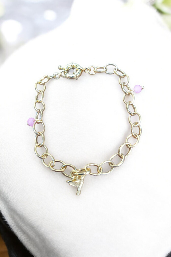 Pulsera baño de oro 18k - Imagen 3